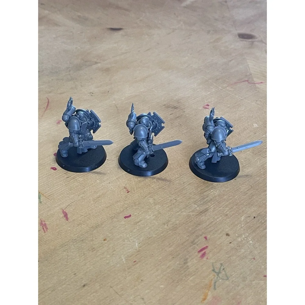 3x Warhammer 40k Space Marines Primaris Bladeguard Veterans Lot Of 3